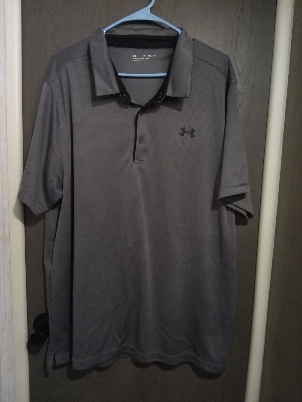 3XL Under Armour Gray Polo Shirt